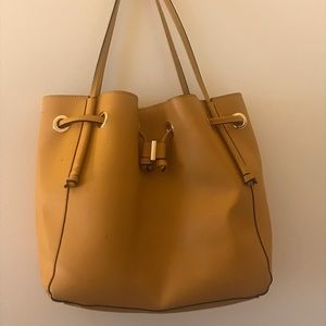 Zara yellow summer bag